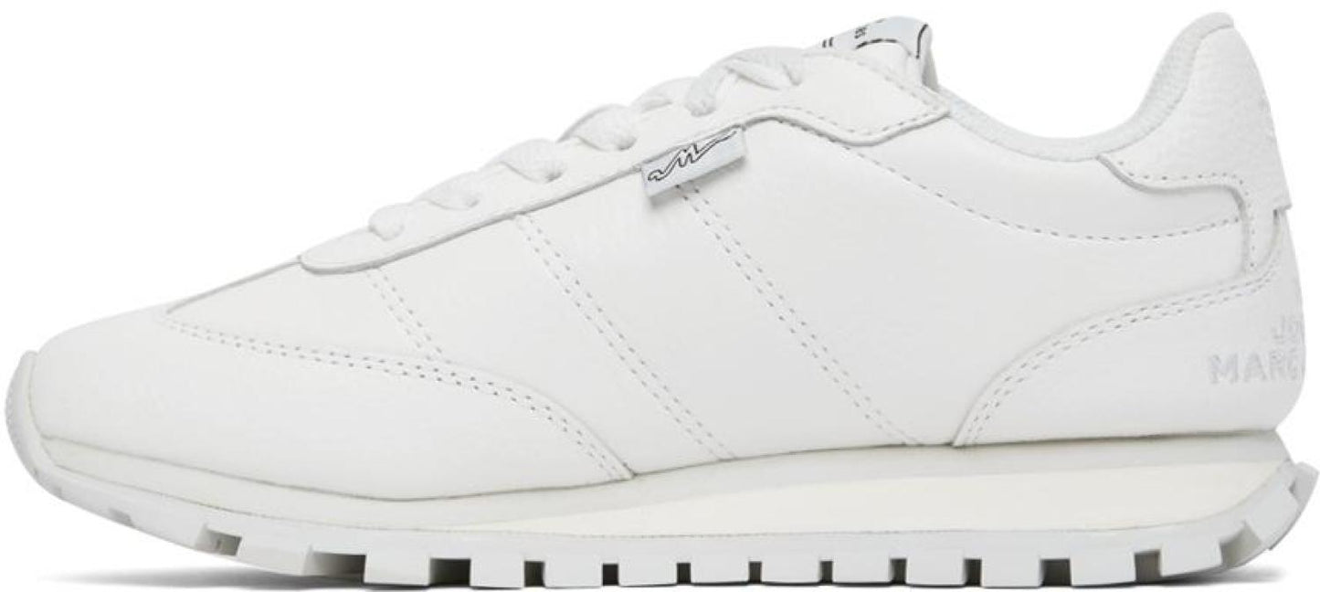 White 'The Leather Jogger' Sneakers