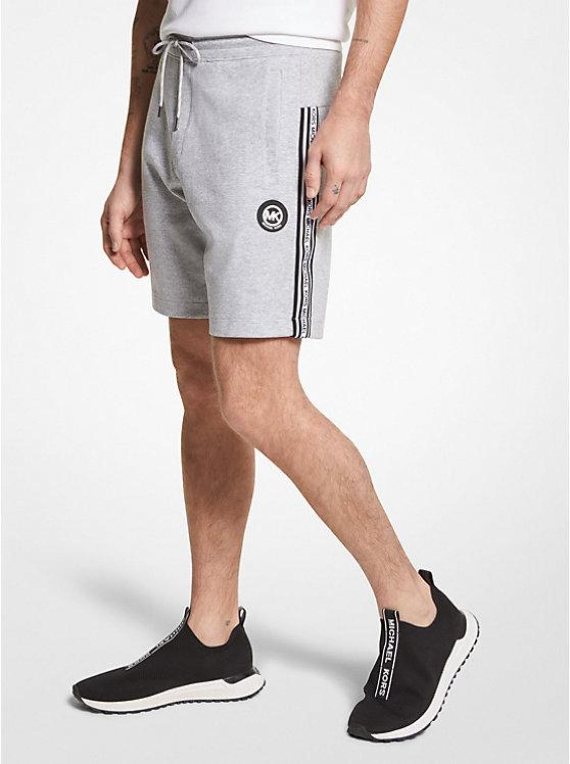 Logo Tape Cotton Blend Shorts
