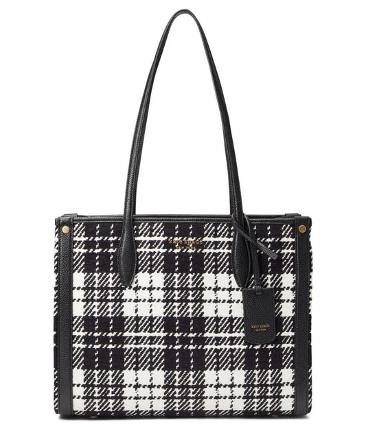 Celebration Plaid Market Medium Tote