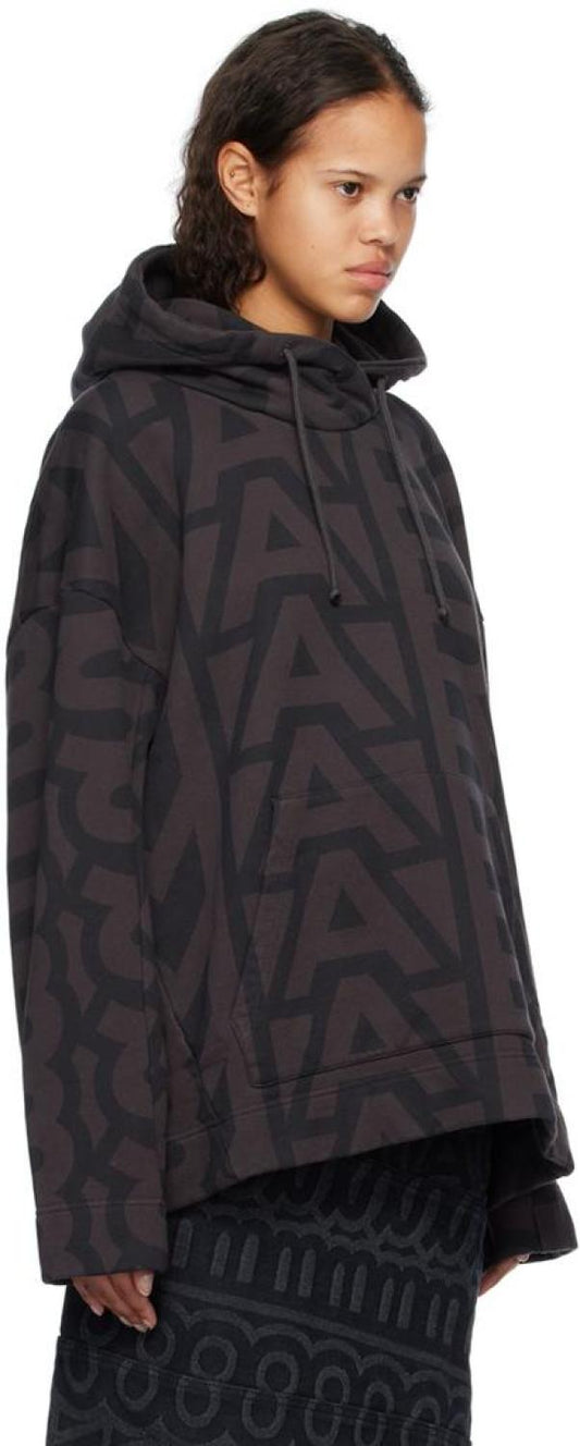 Black & Gray 'The Monogram' Hoodie