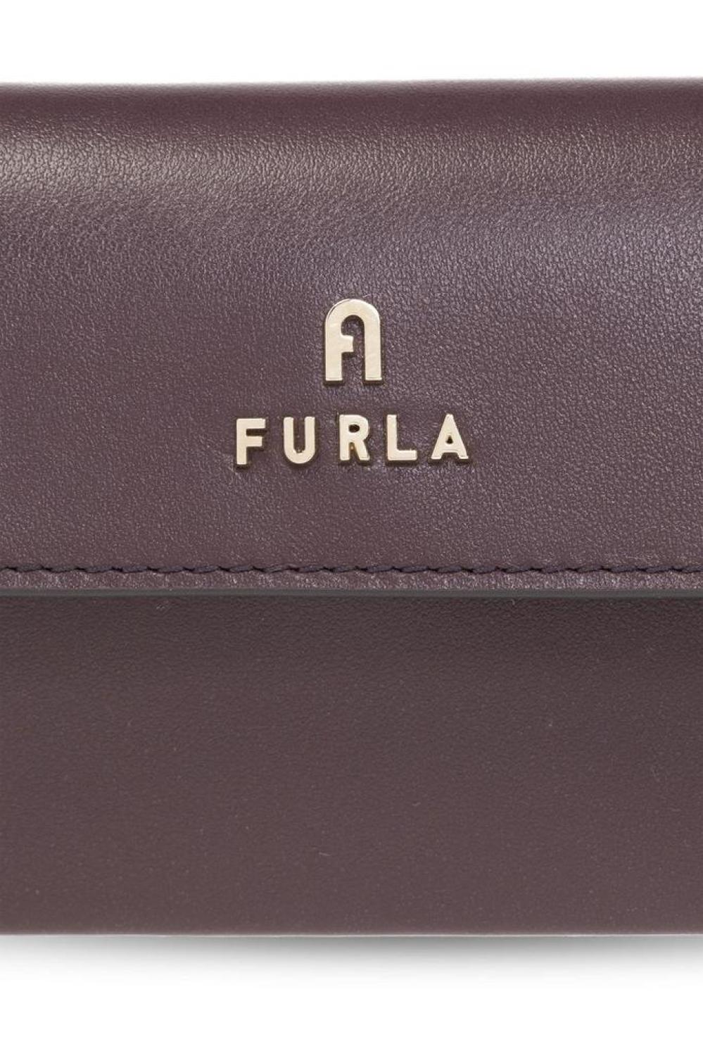 Furla Camelia Logo-Lettering Foldover Wallet