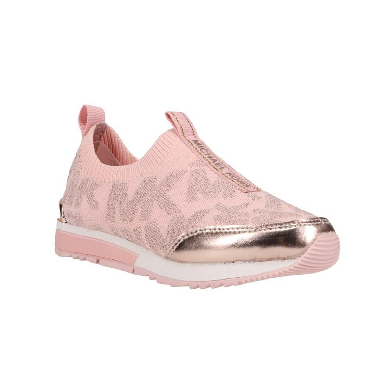 michael kors rose gold slip on sneakers