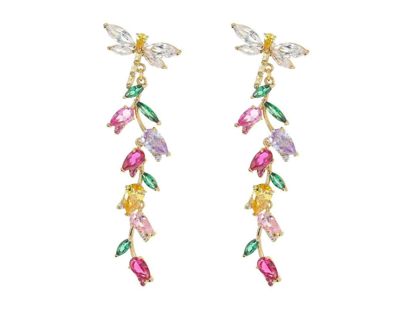 Greenhouse Floral Linear Earrings