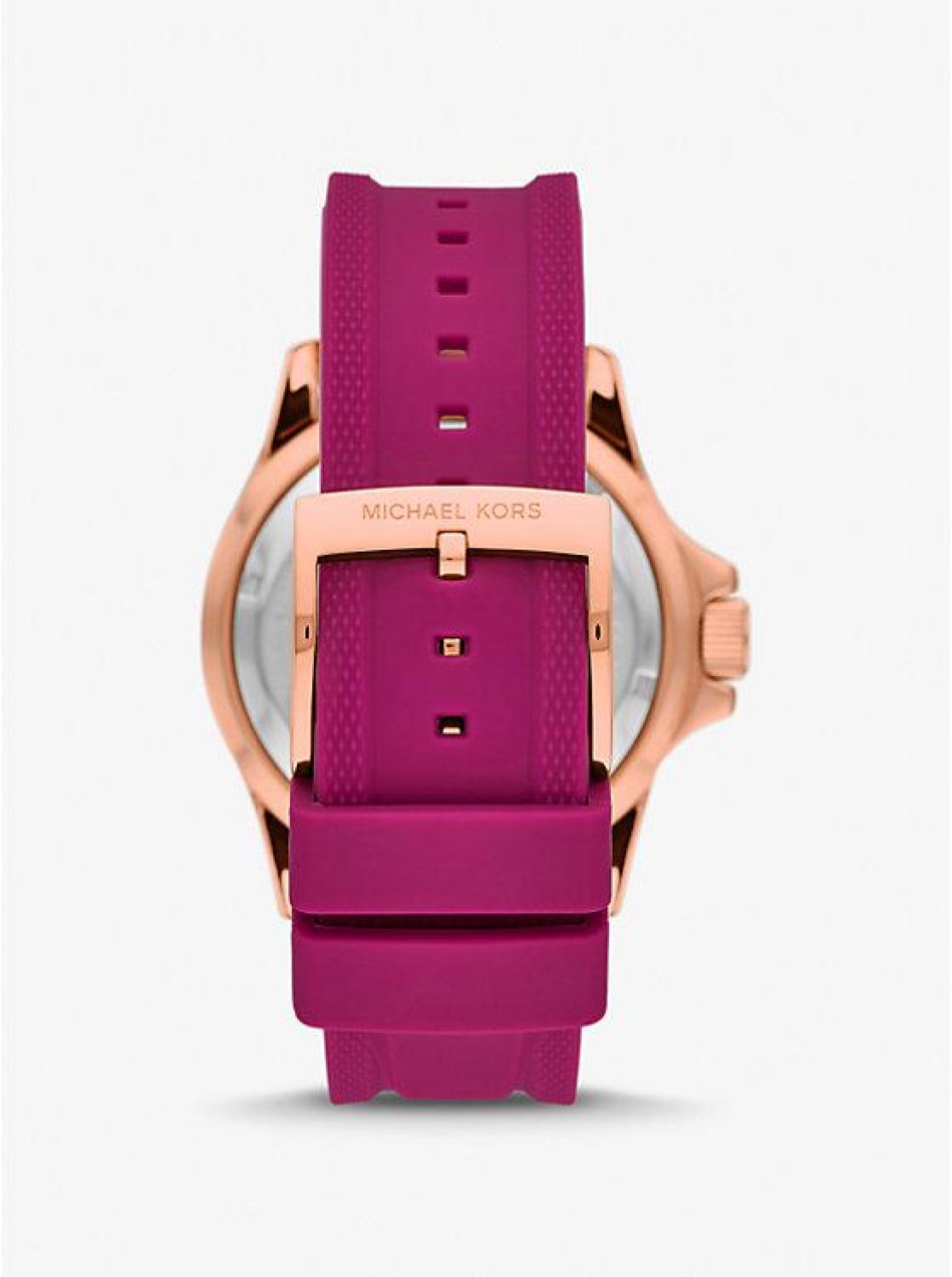 Oversized Everest Pavé Rose Gold-Tone Watch