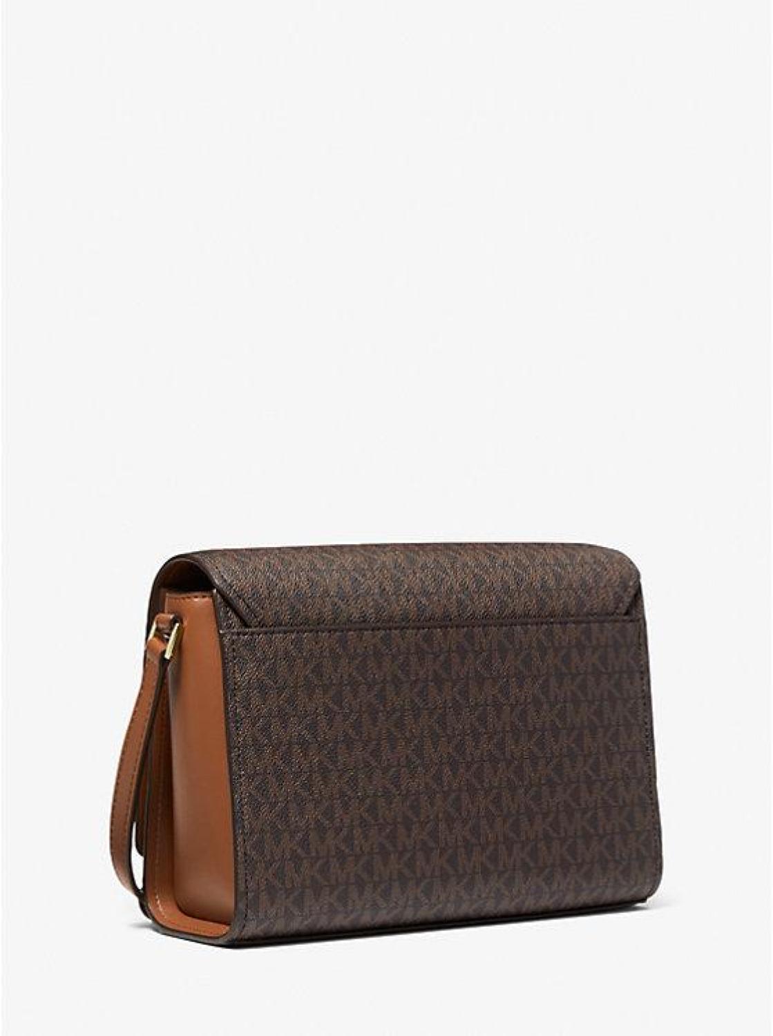 Mimi Medium Logo Messenger Bag
