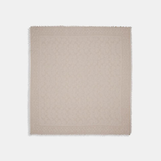 Coach Outlet Signature Oversized Square Scarf