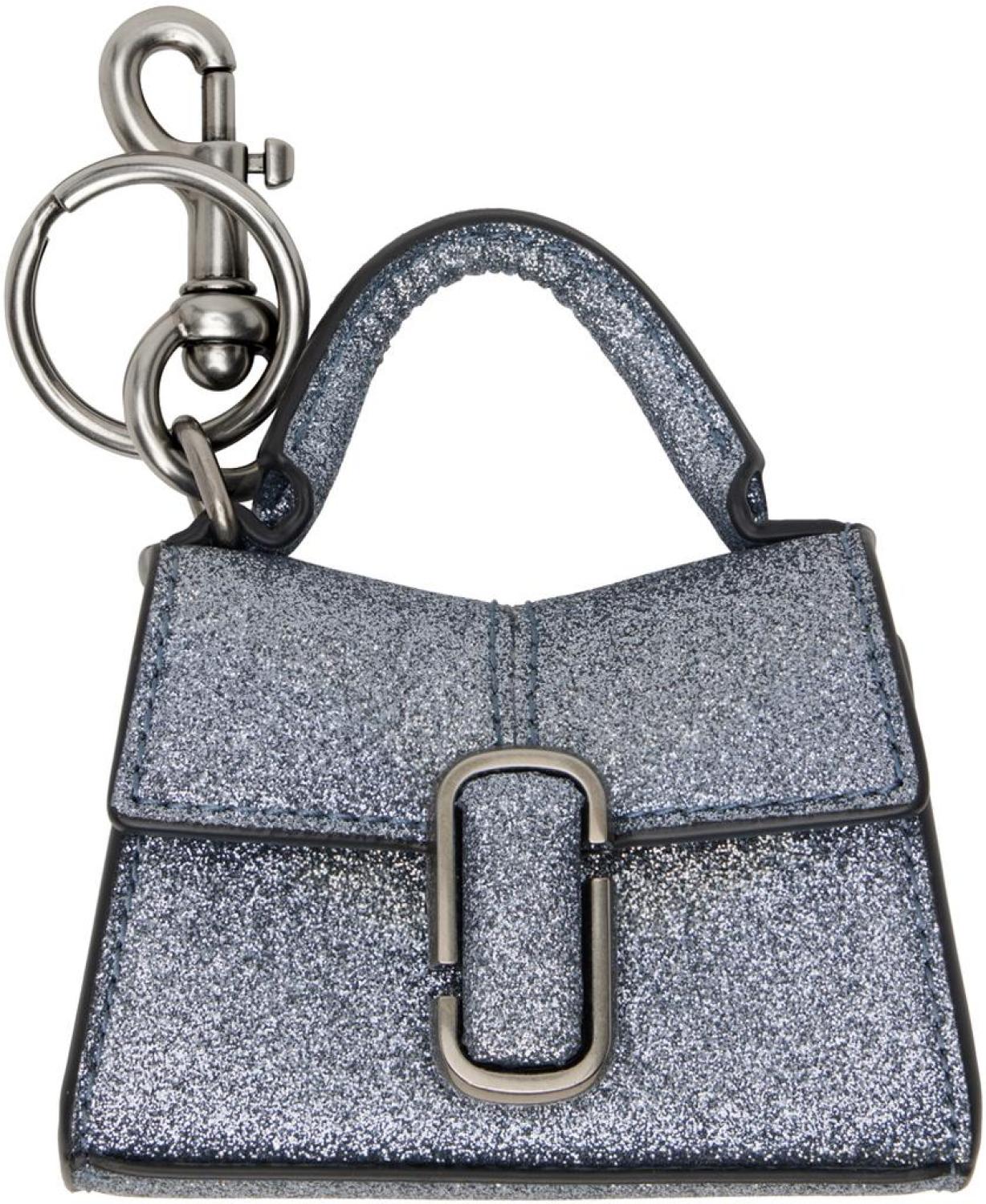 Blue 'The Galactic Glitter Nano St. Marc' Keychain