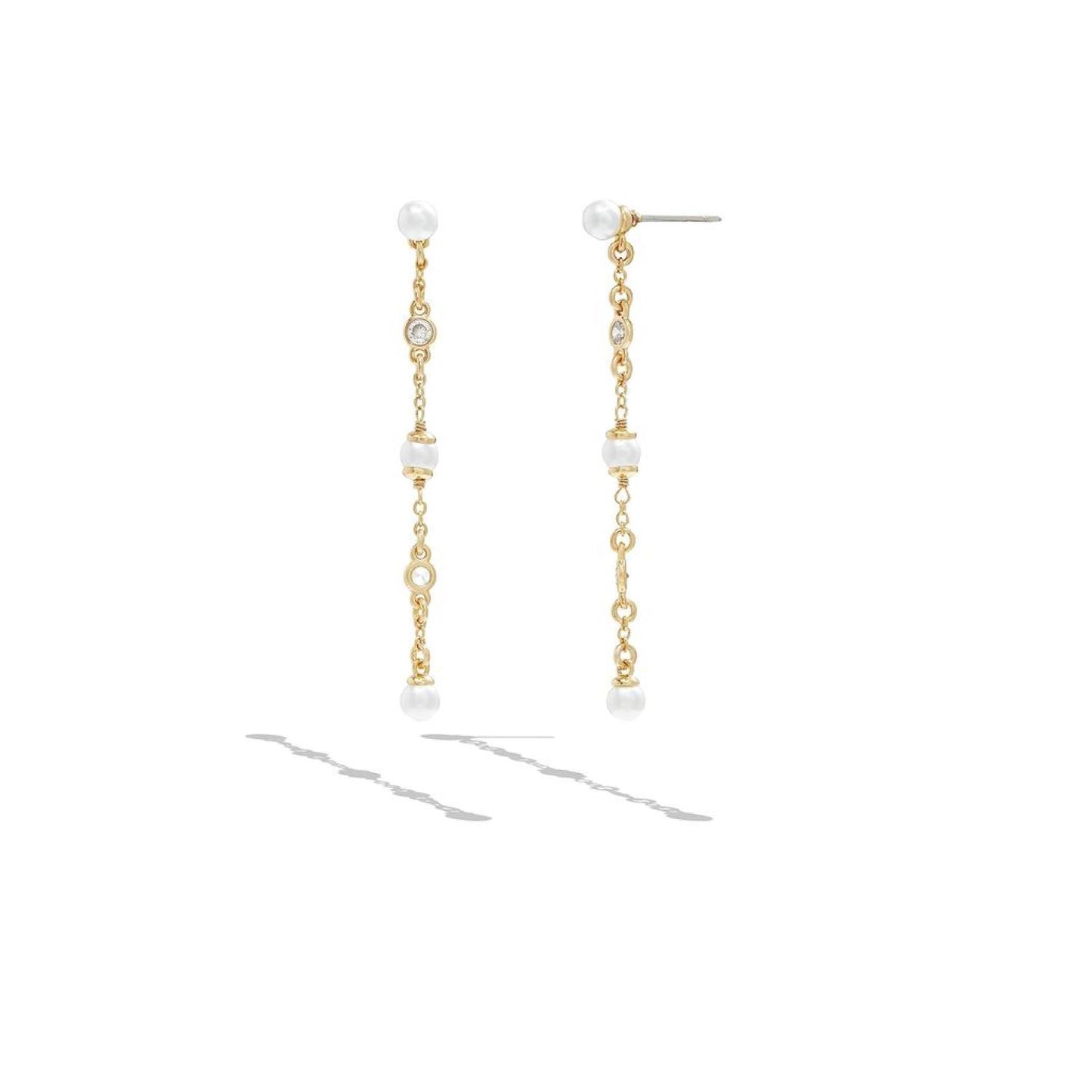 Pearl Linear Earrings