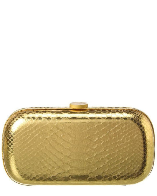 Michael Kors Collection Pill Leather Minaudiere Clutch