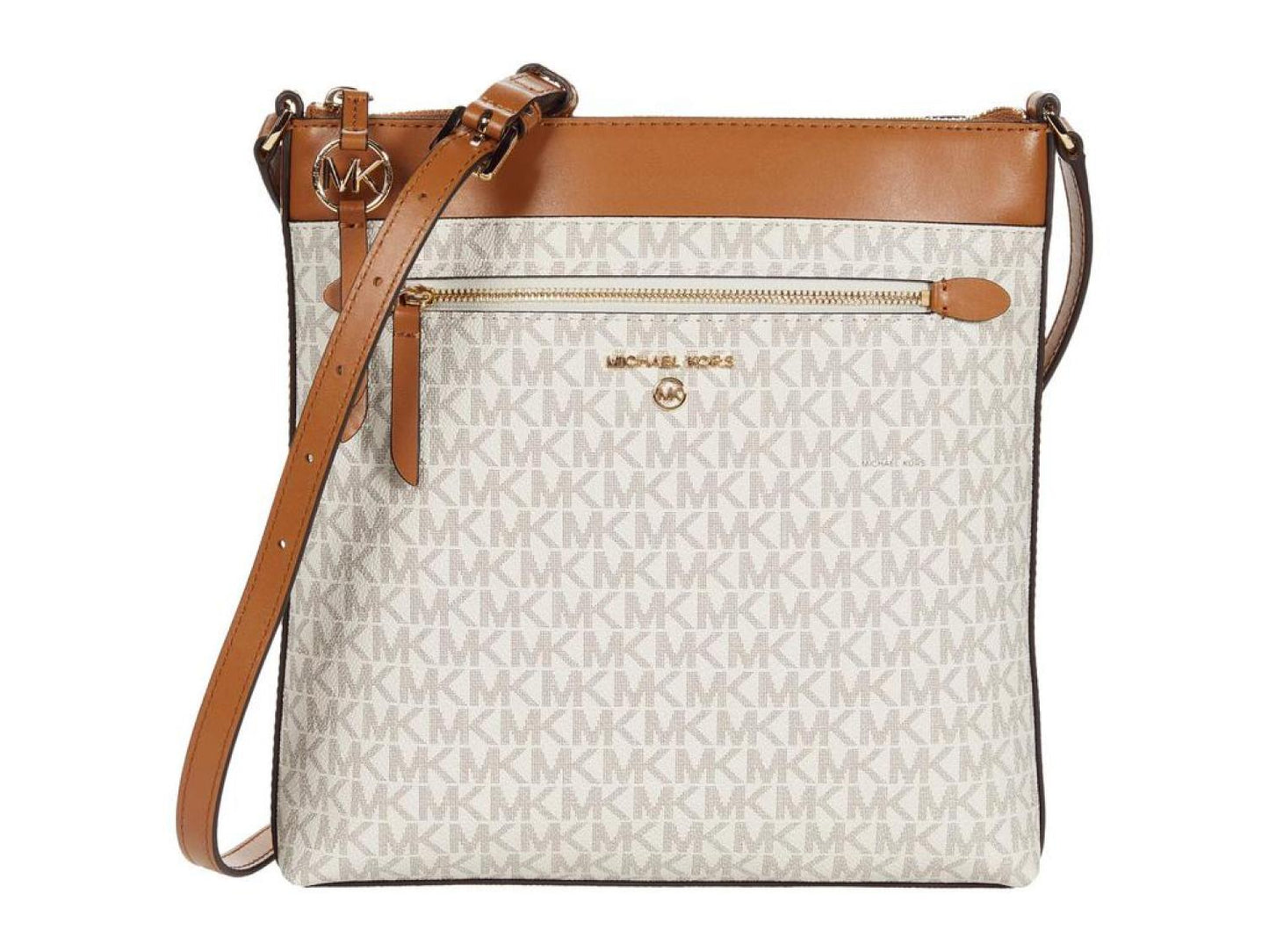 Jet Set Charm Large North/South Flat Crossbody