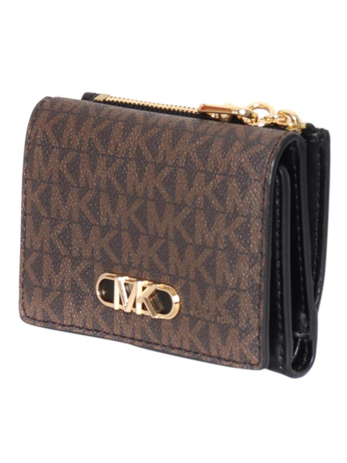 Michael Michael Kors Monogrammed Logo Patch Wallet