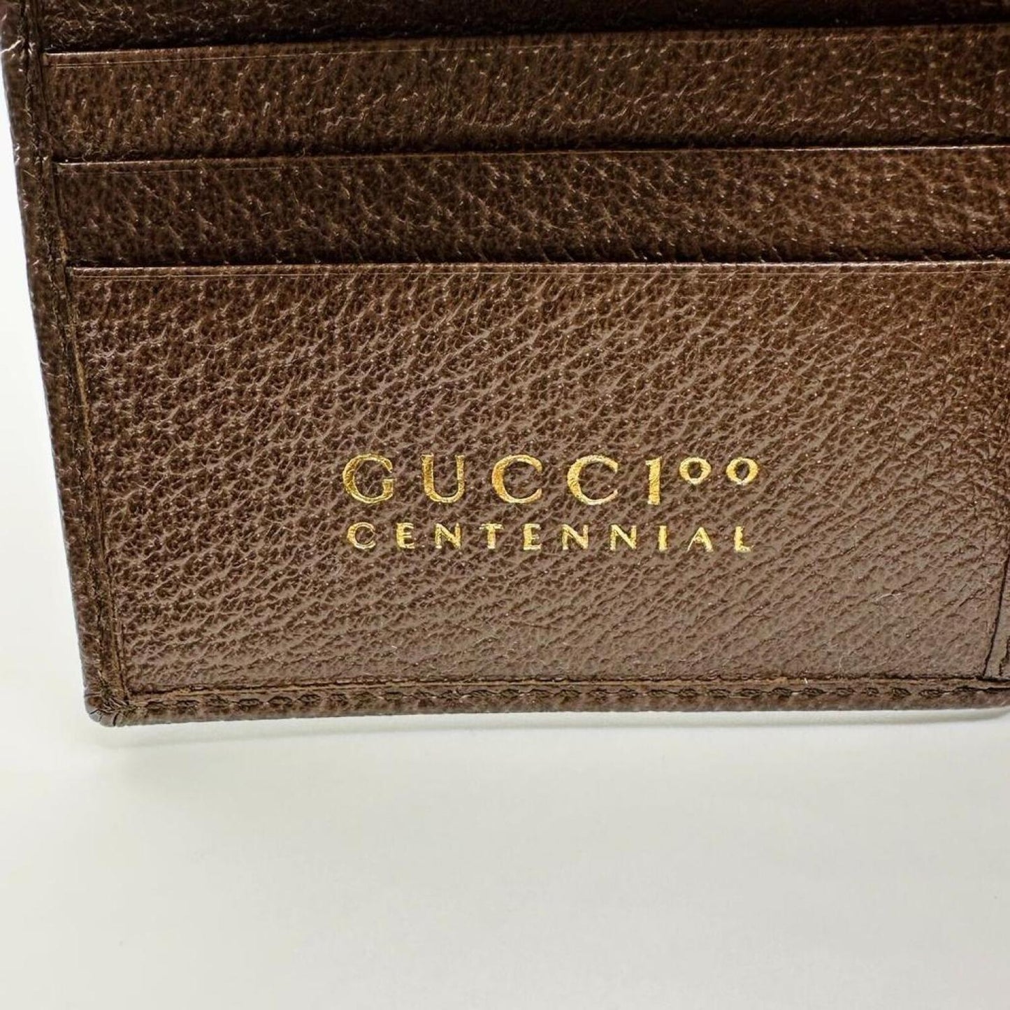 Gucci 100 Centennial Men's  Leather Bifold Wallet
