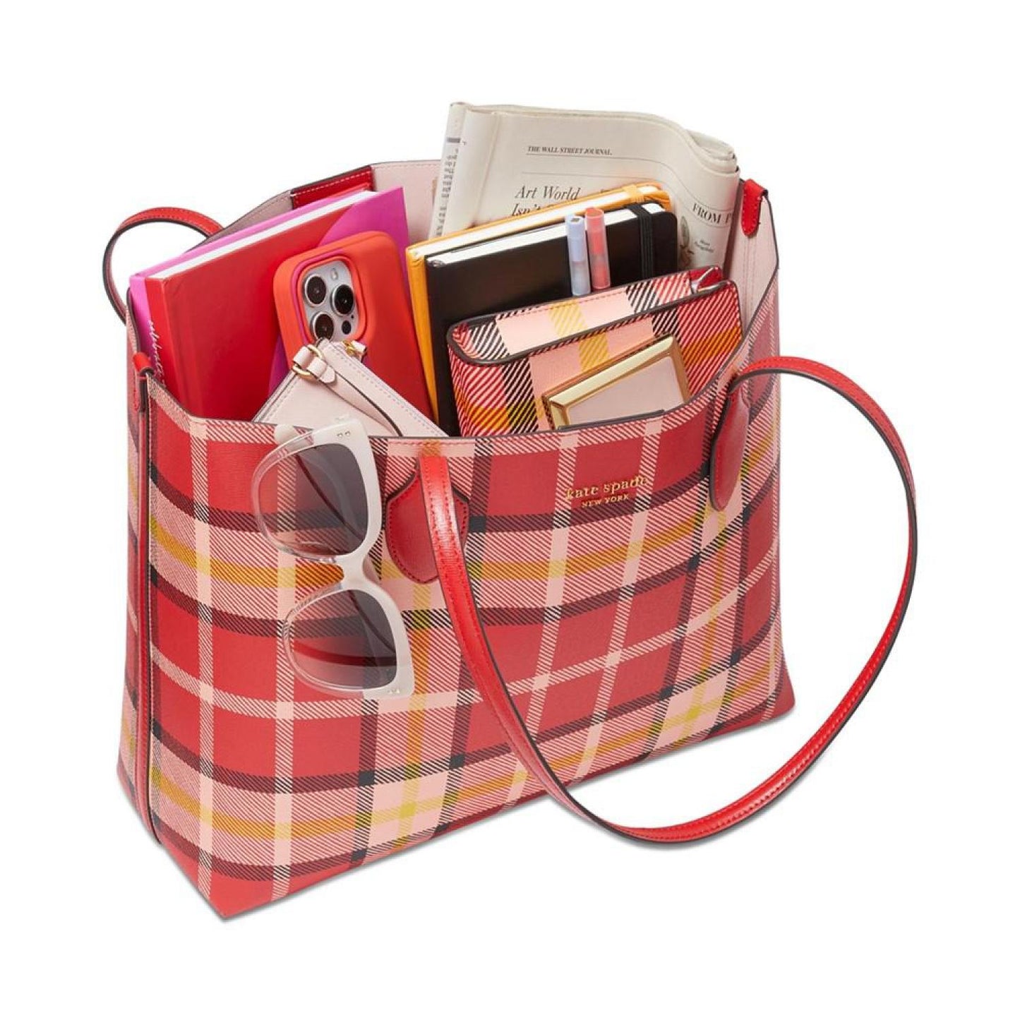 Bleecker Museum Plaid Printed Medium Tote