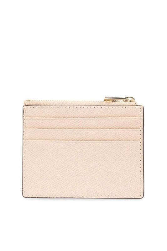 Furla Logo Plaque Zip-Up Card Holder