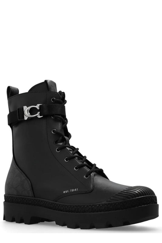 Coach Tucker Lace-Up Boots