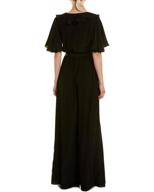 Michael Kors Collection womens Silk Jumpsuit, 4