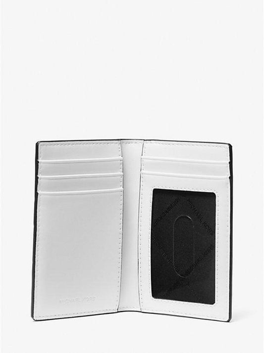 Signature Logo Stripe Bi-Fold Card Case