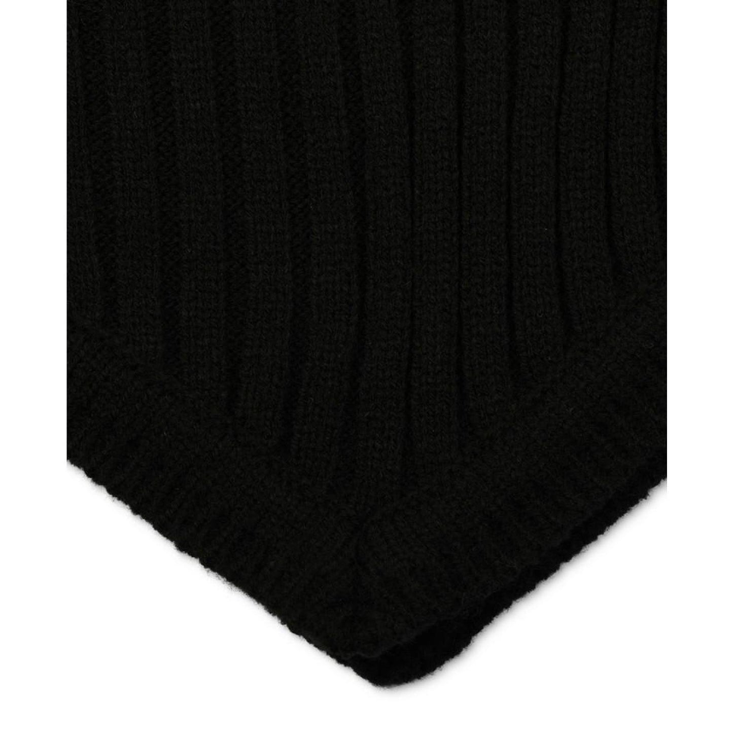 Women's Wide-Rib Button Turtleneck Poncho