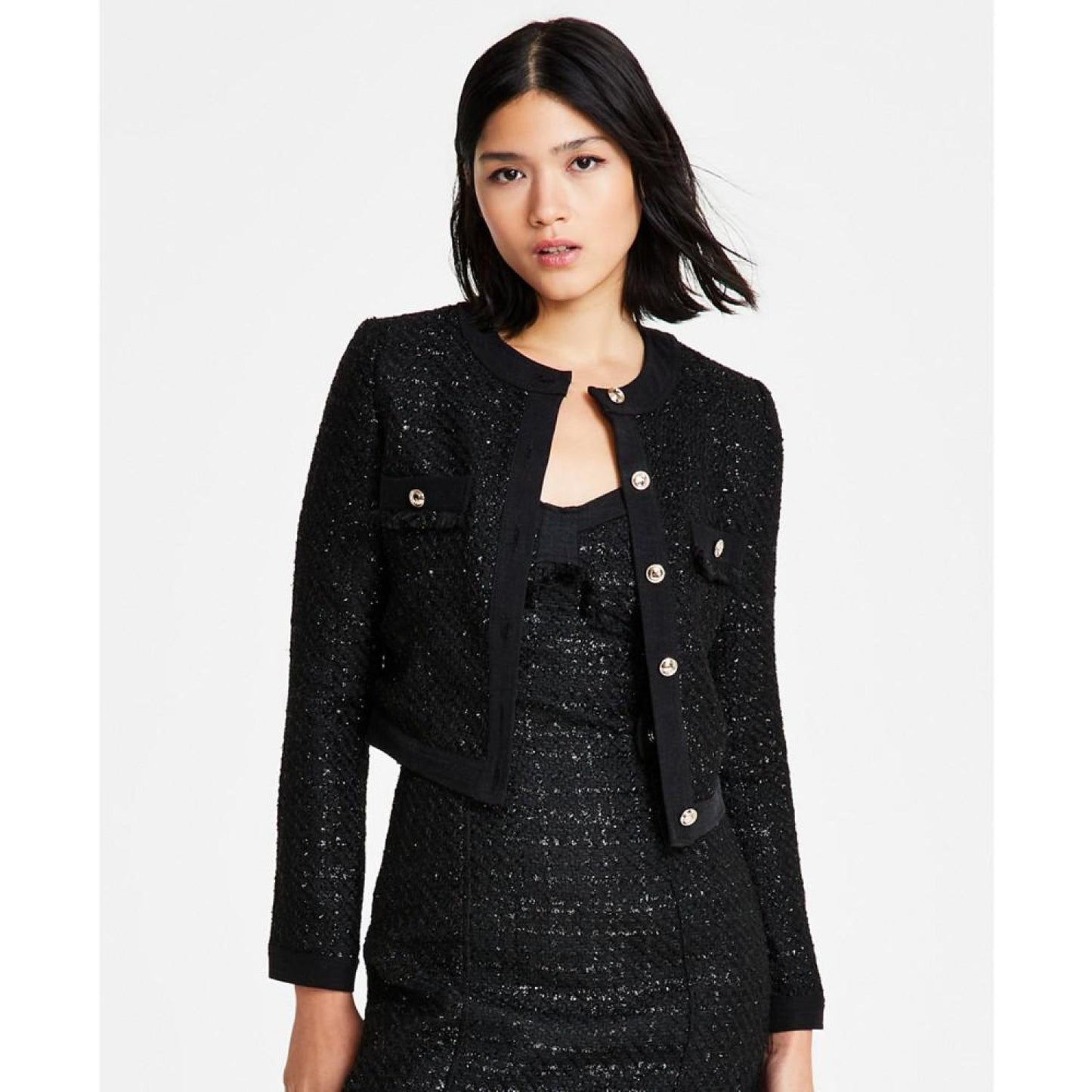 Women's Clarissa Long-Sleeve Tweed Jacket