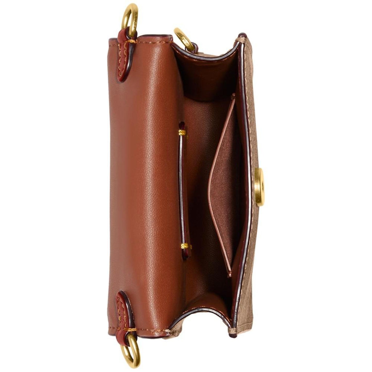 Coated Canvas Signature C Phone Mini Crossbody