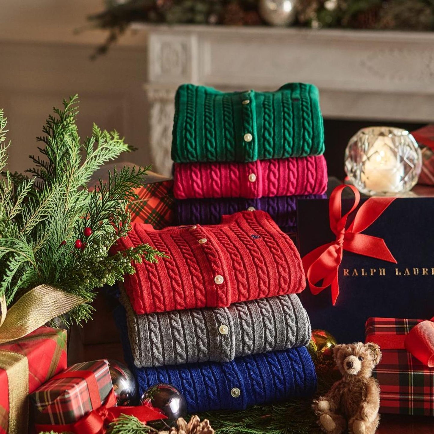 Cable-Knit Cotton Cardigan (Infant)