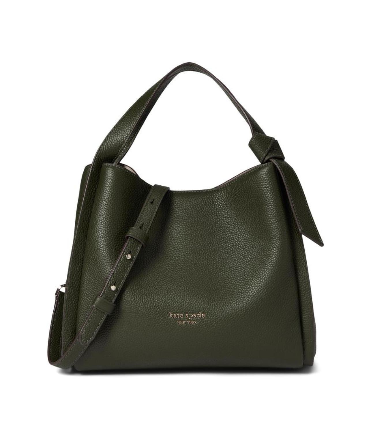 Knott Pebbled Leather Medium Crossbody Tote