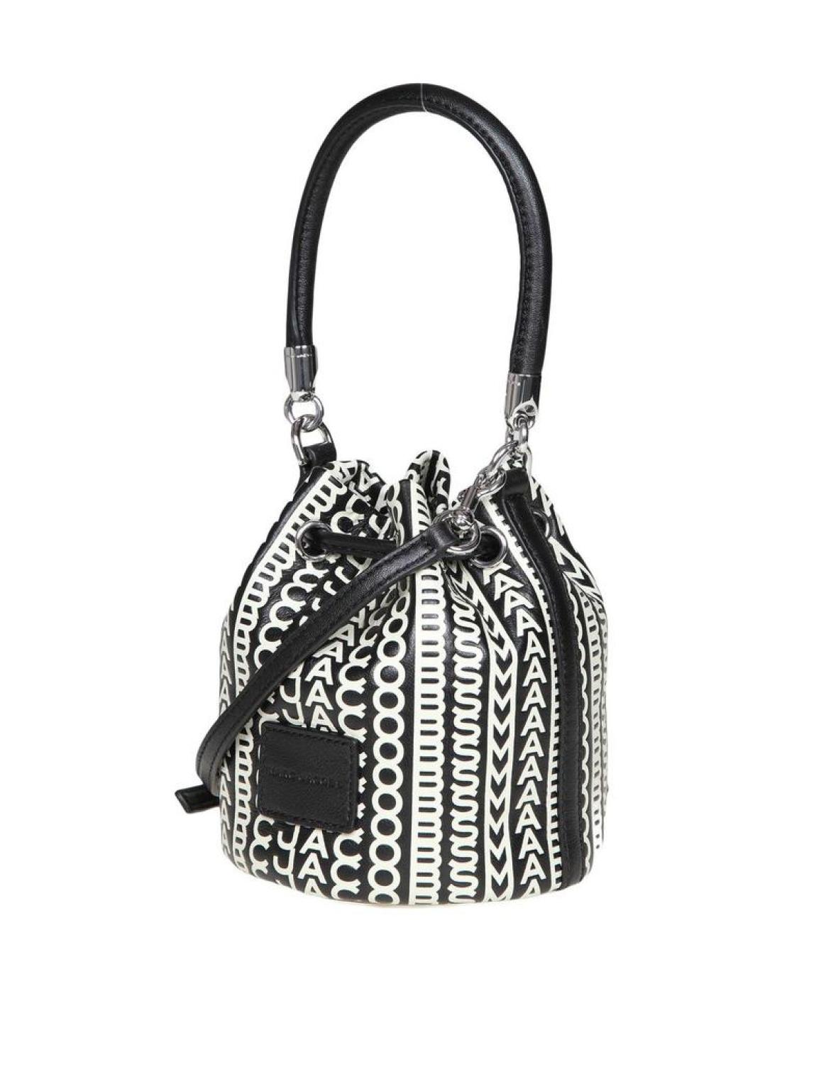Marc Jacobs Monogram Printed Drawstring Bucket Bag