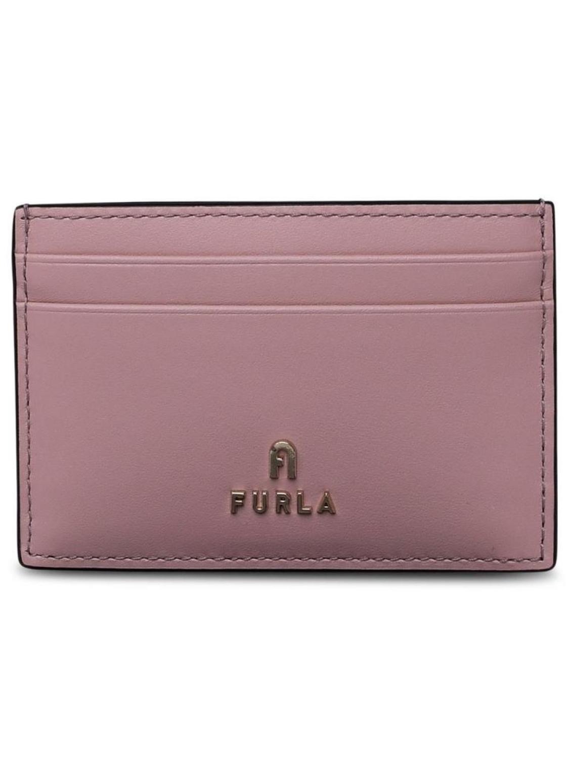 Furla Logo Plaque Card Holder