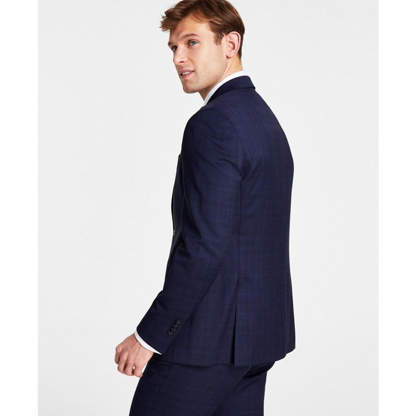 Men's Classic-Fit Wool Stretch Suit Separate Jacket