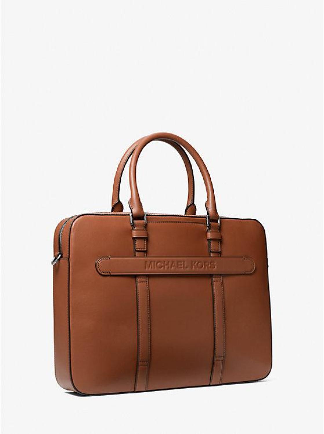 Varick Large Leather Briefcase
