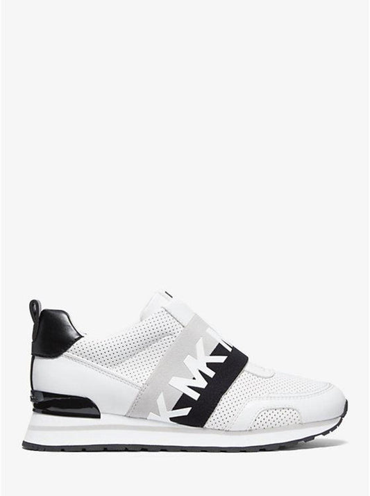 Teddi Perforated Leather Trainer