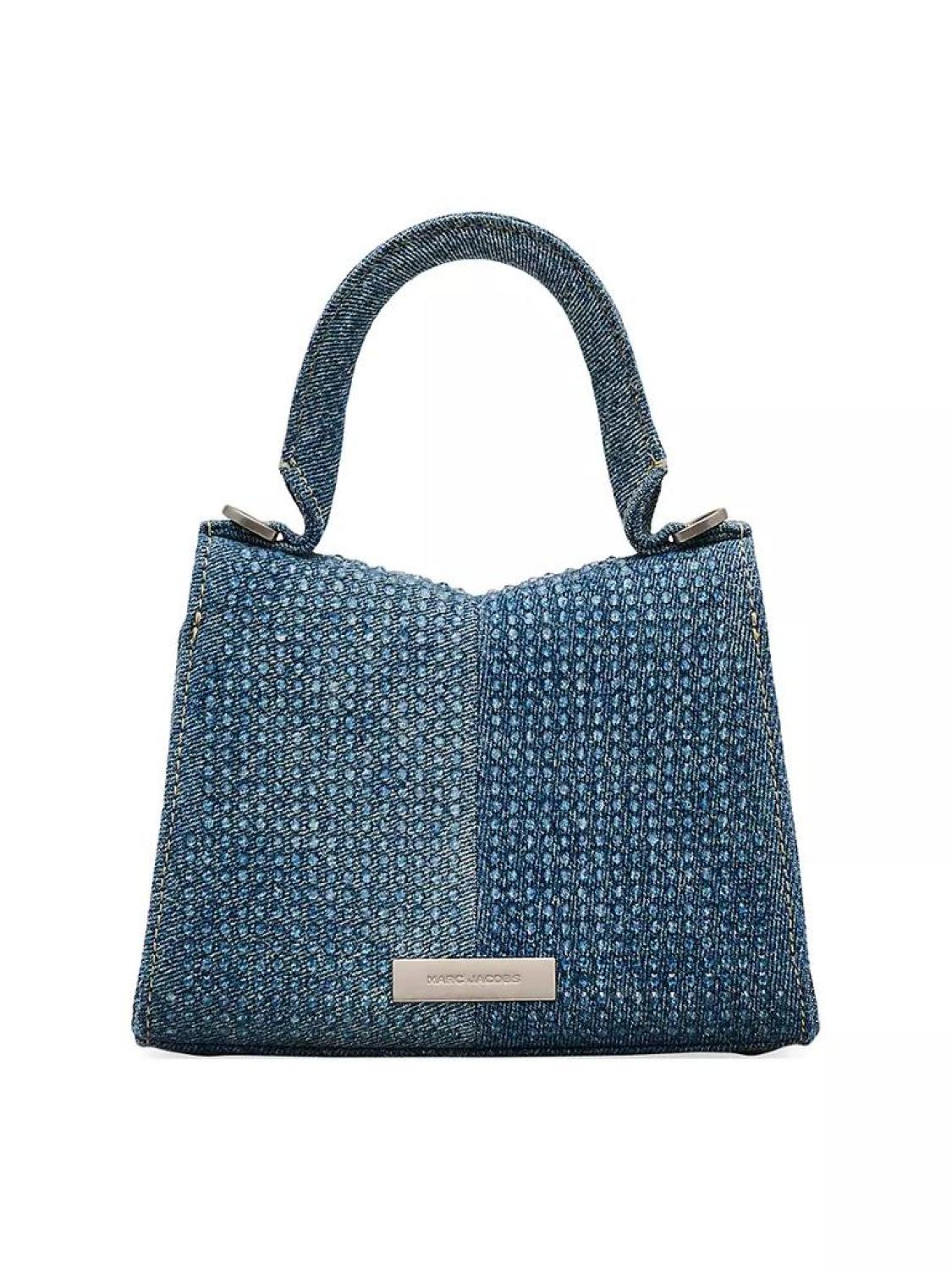 The Crystal Denim St. Marc Mini Top Handle