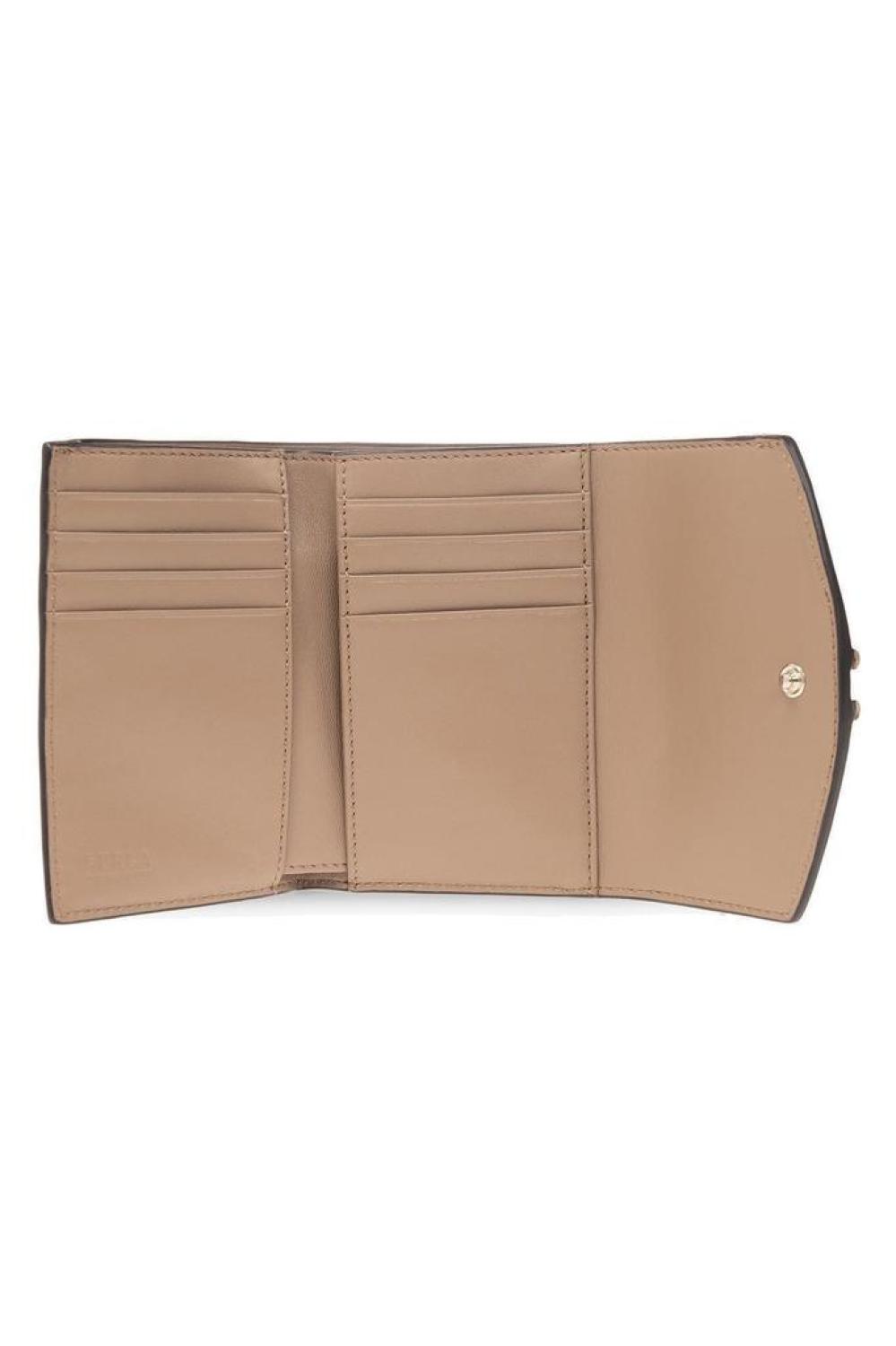Furla Logo Plaque Zip Detailed Wallet