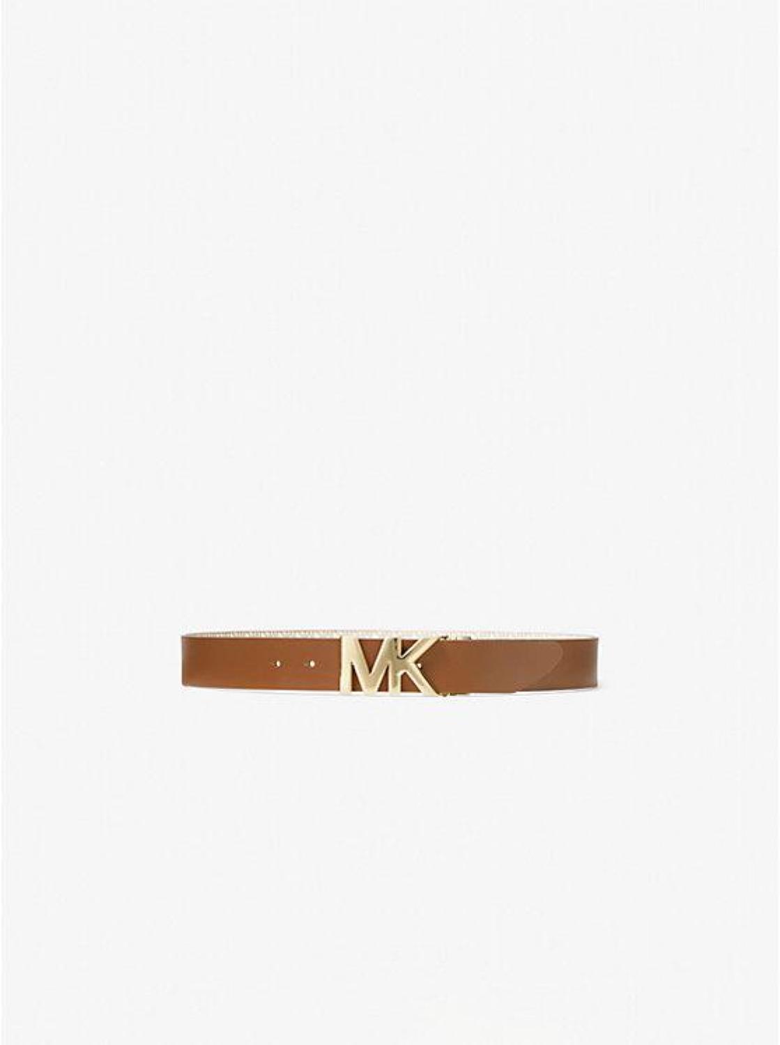 Reversible Logo and Leather Waist Belt