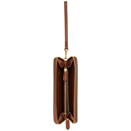 Leather Continental Wristlet