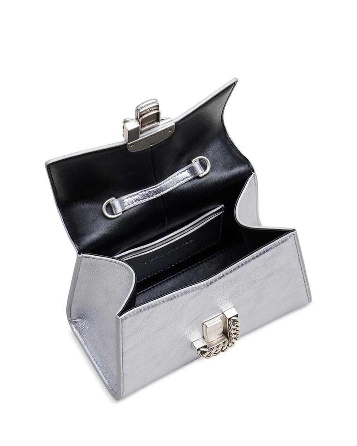 The Metallic St. Marc Mini Top Handle Bag