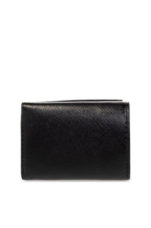 Marc Jacobs Logo Plaque Mini Trifold Wallet