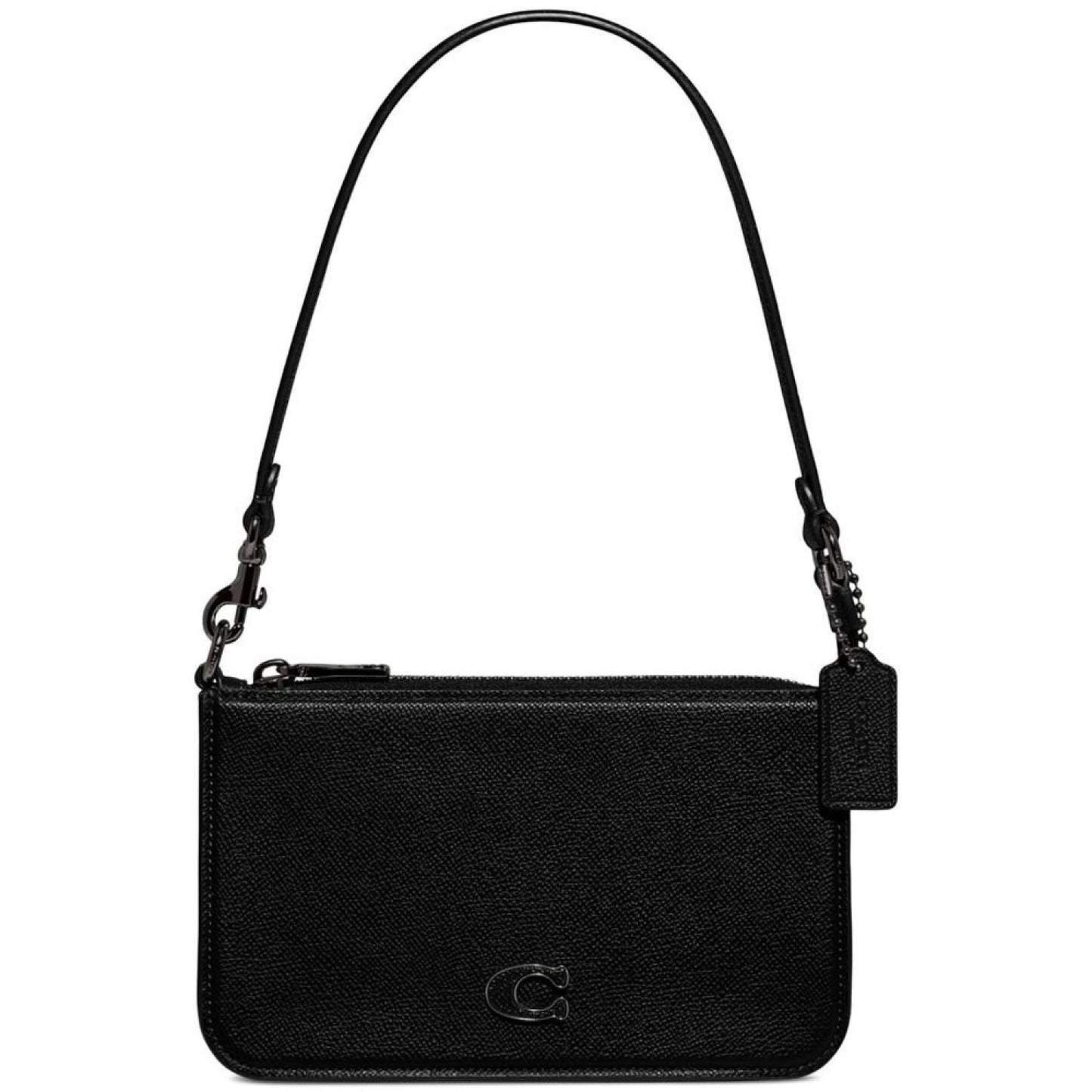Small Pouch Crossgrain Leather Shoulder Bag