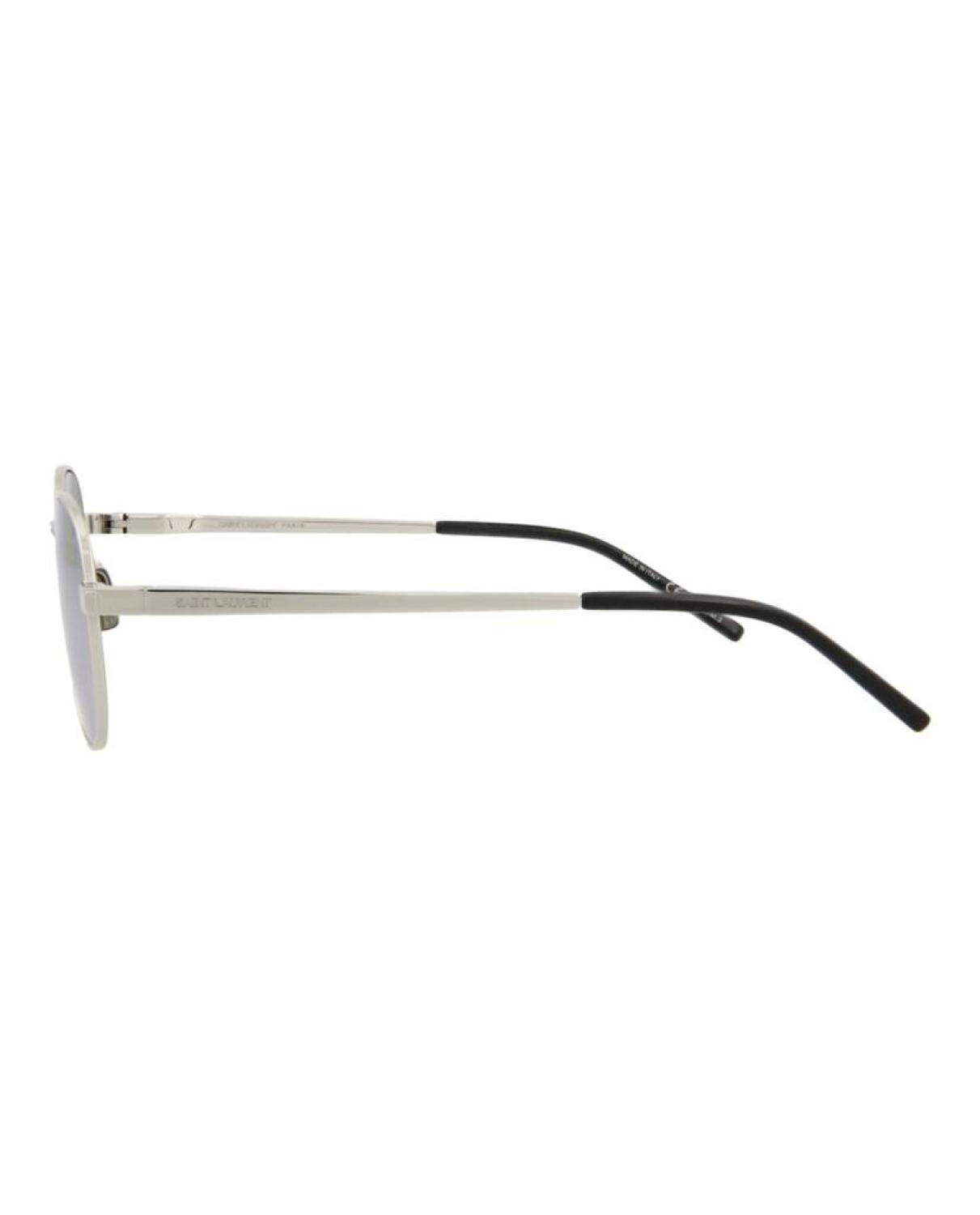 Round-Frame Metal Sunglasses