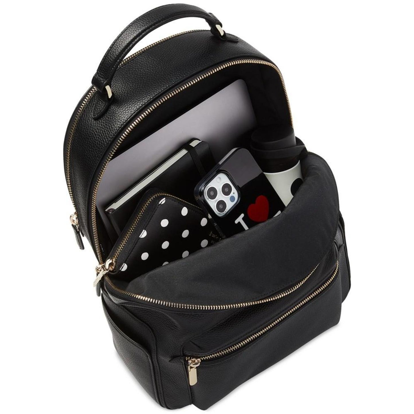 Hudson Pebble Leather Backpack