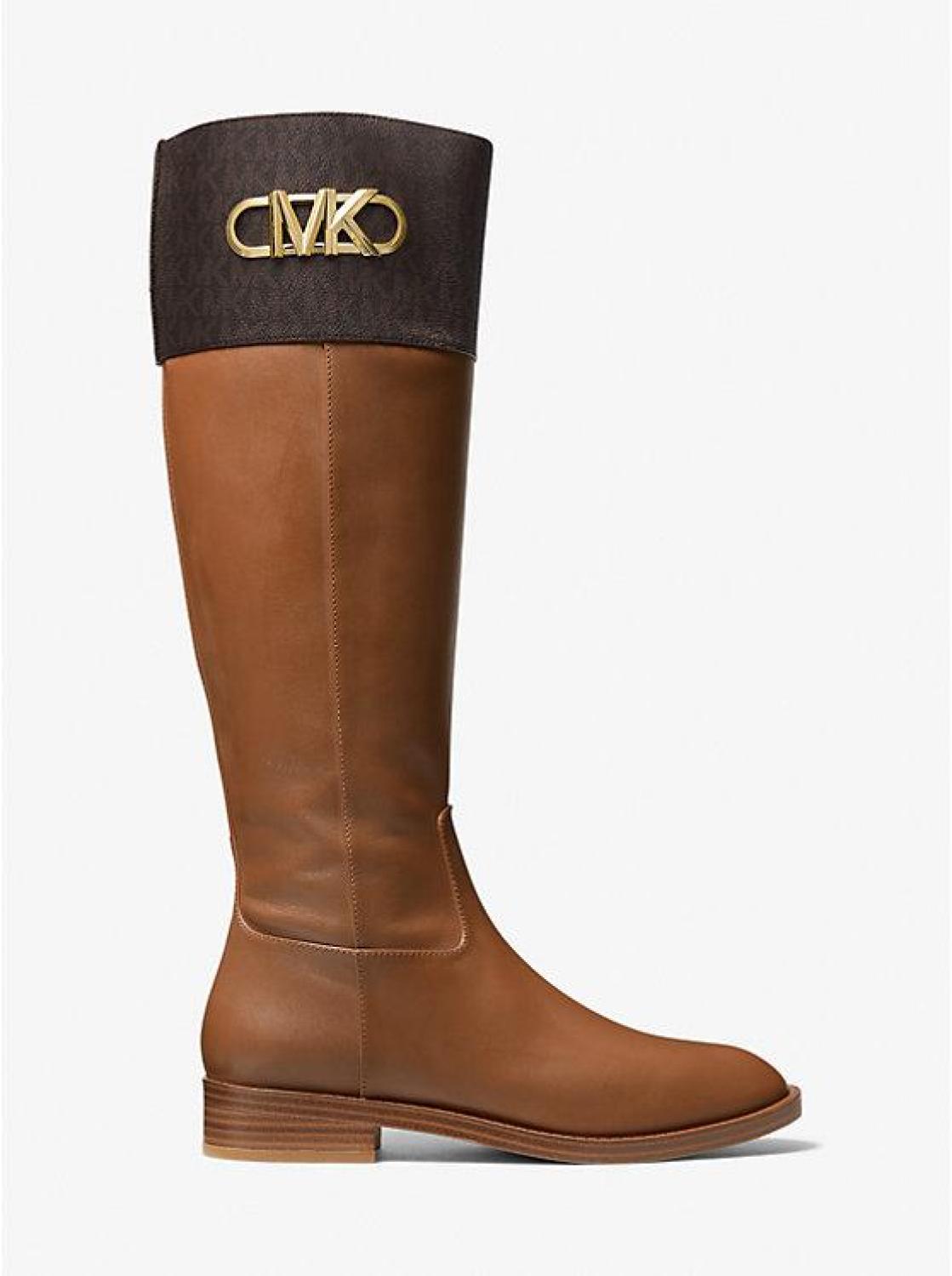 Parker Logo and Leather Boot