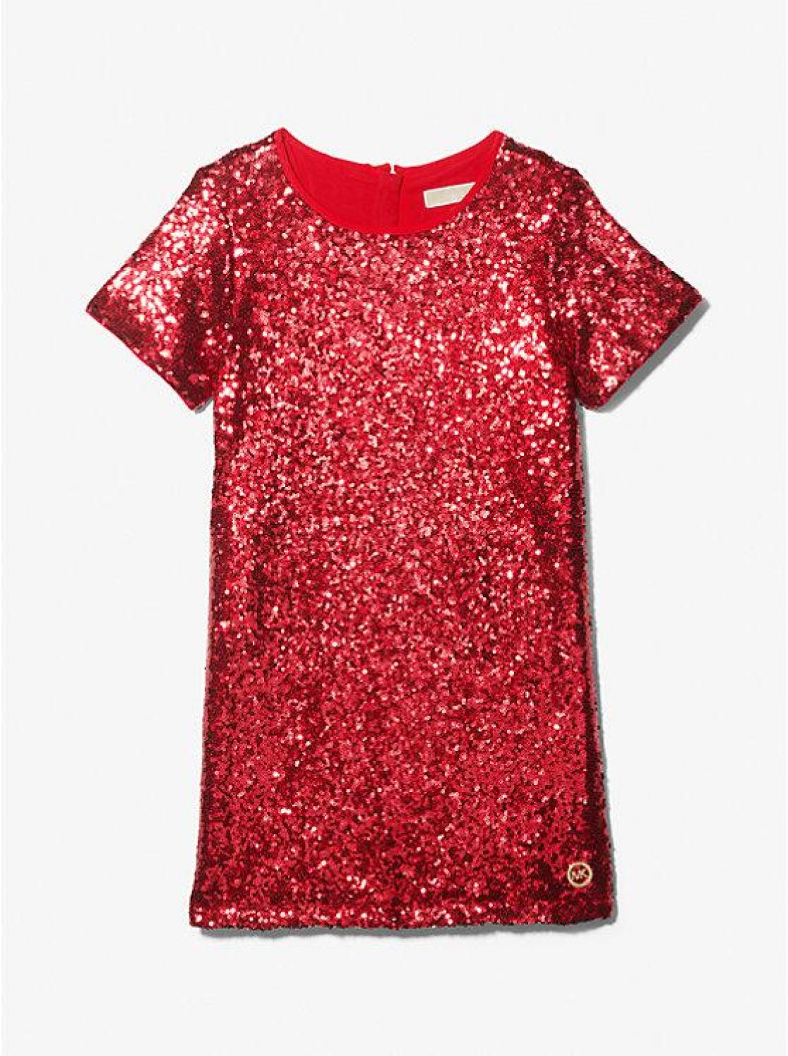 Sequined T-Shirt Dress