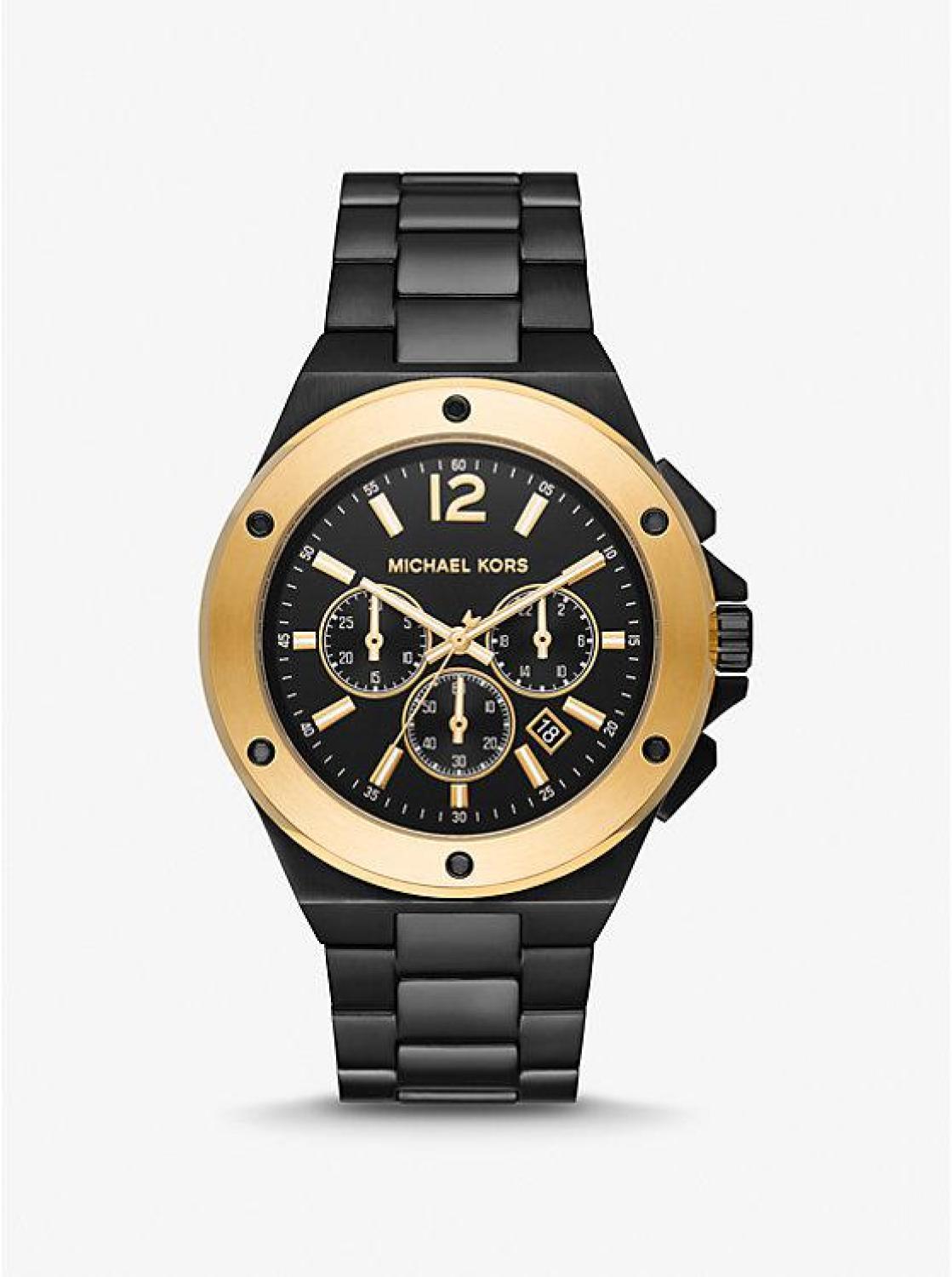 Oversized Lennox Two-Tone Watch