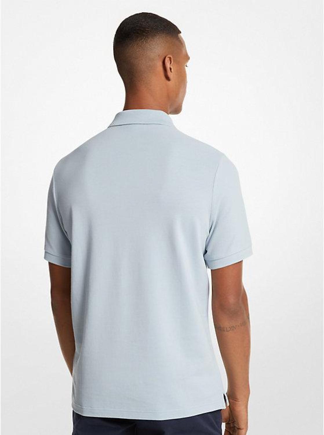 Cotton Half-Zip Polo Shirt