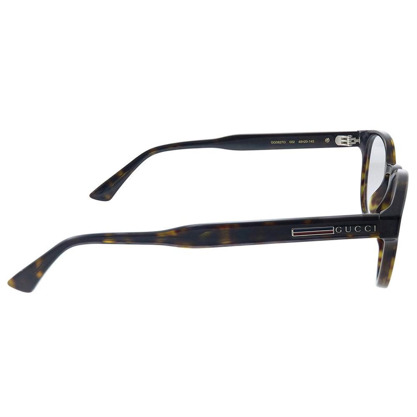 Gucci GG 0827O 002 Unisex Round Eyeglasses 48mm