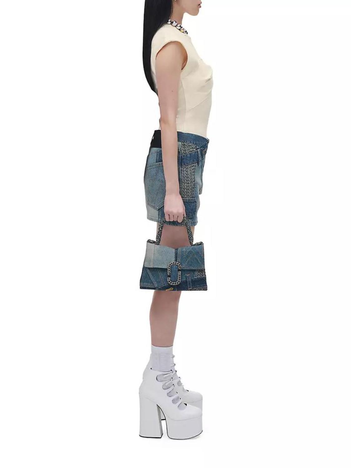 The Deconstructed Denim St. Marc Top Handle