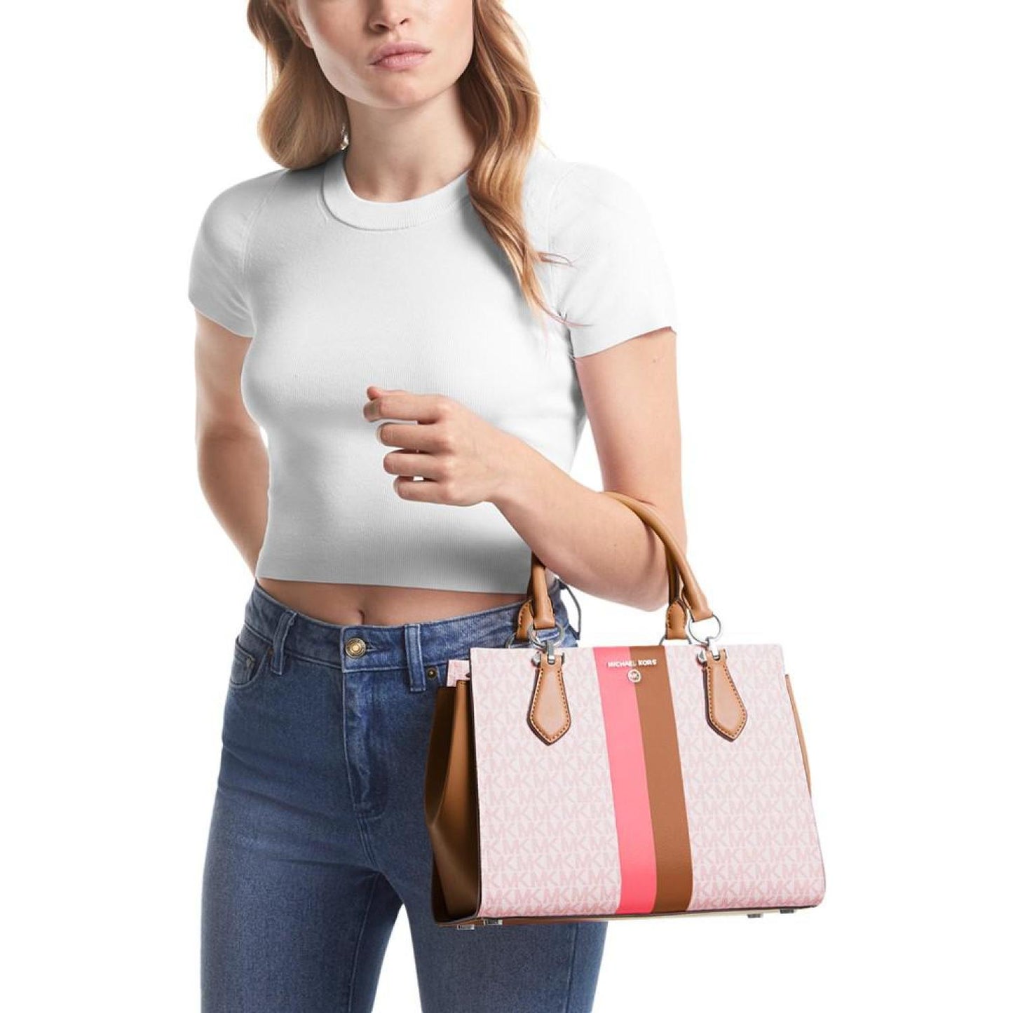 Logo Marilyn Medium Satchel