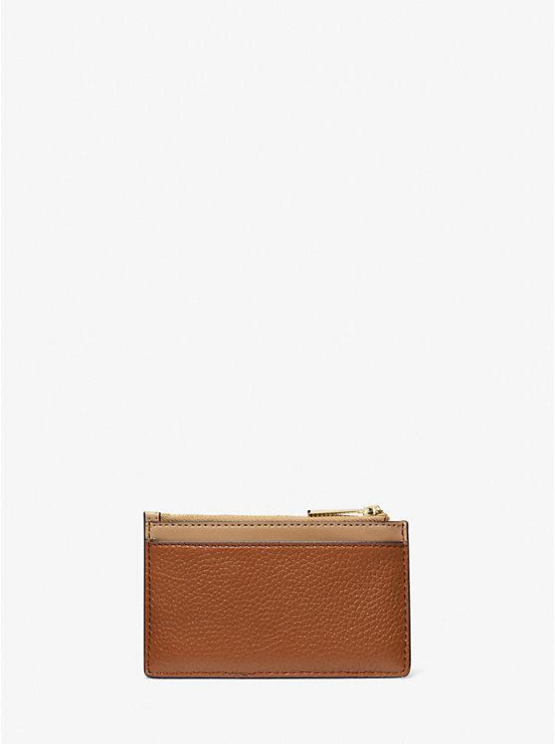 Jet Set Travel Medium Two-Tone Leather Card Case