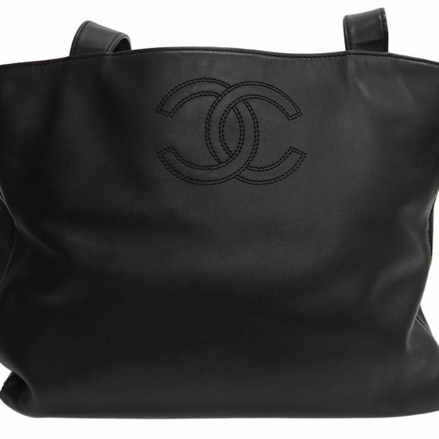 Chanel Cabas Leather Tote Bag (Pre-Owned)