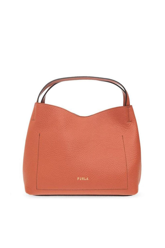 Furla Logo-Plaque Mini Tote Bag